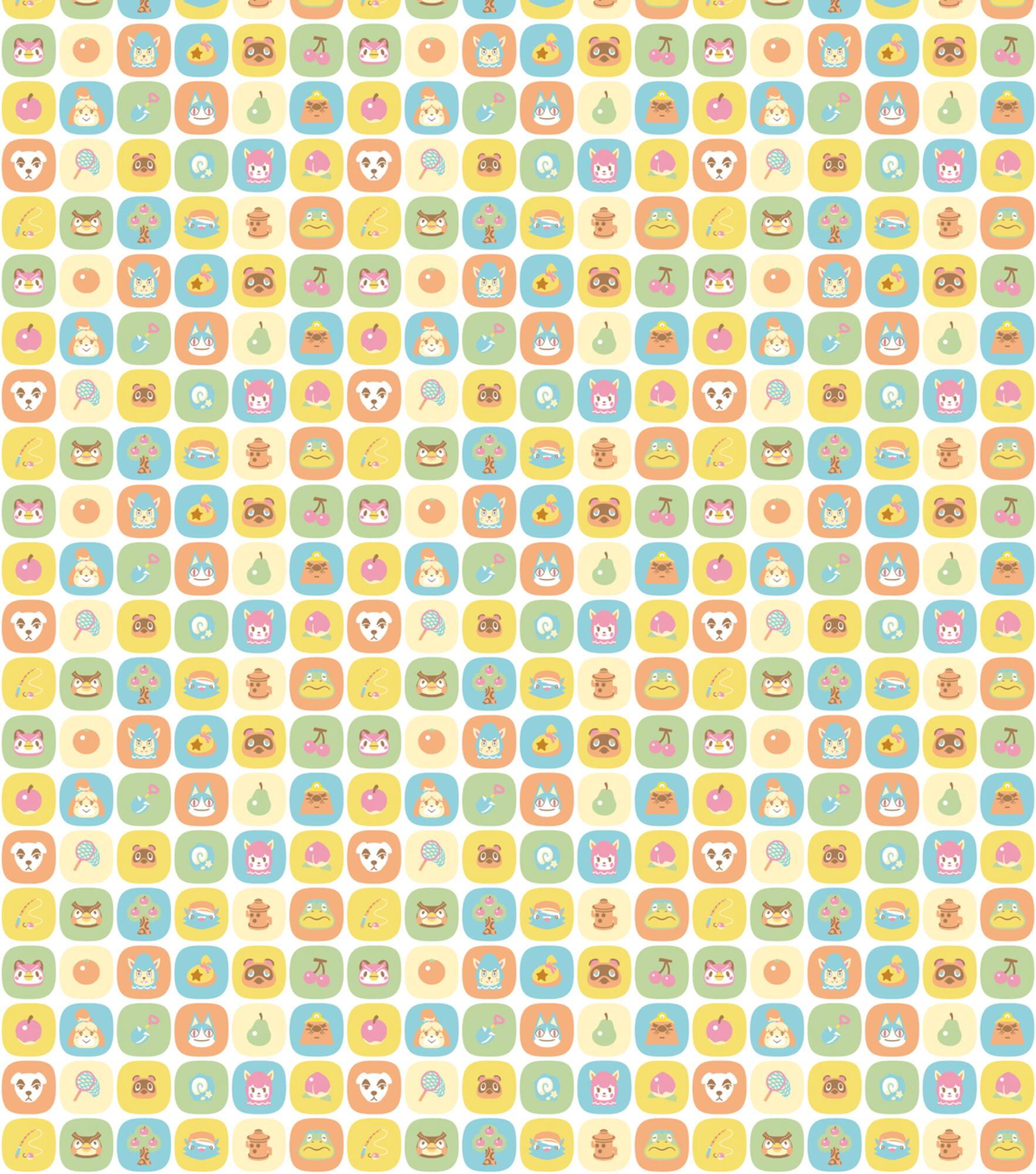 Nintendo Animal Crossing Friends Cotton Fabric